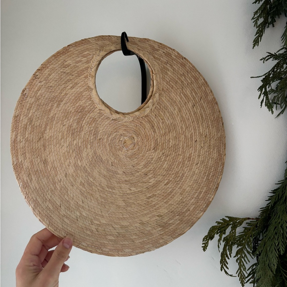 Woven Straw Market Bag / Clutch Cult Gaia Inspired